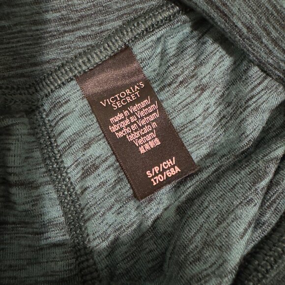 Victorias Secret Performance Leggings Sz small Heathered Green high waist sporty - Picture 4 of 10